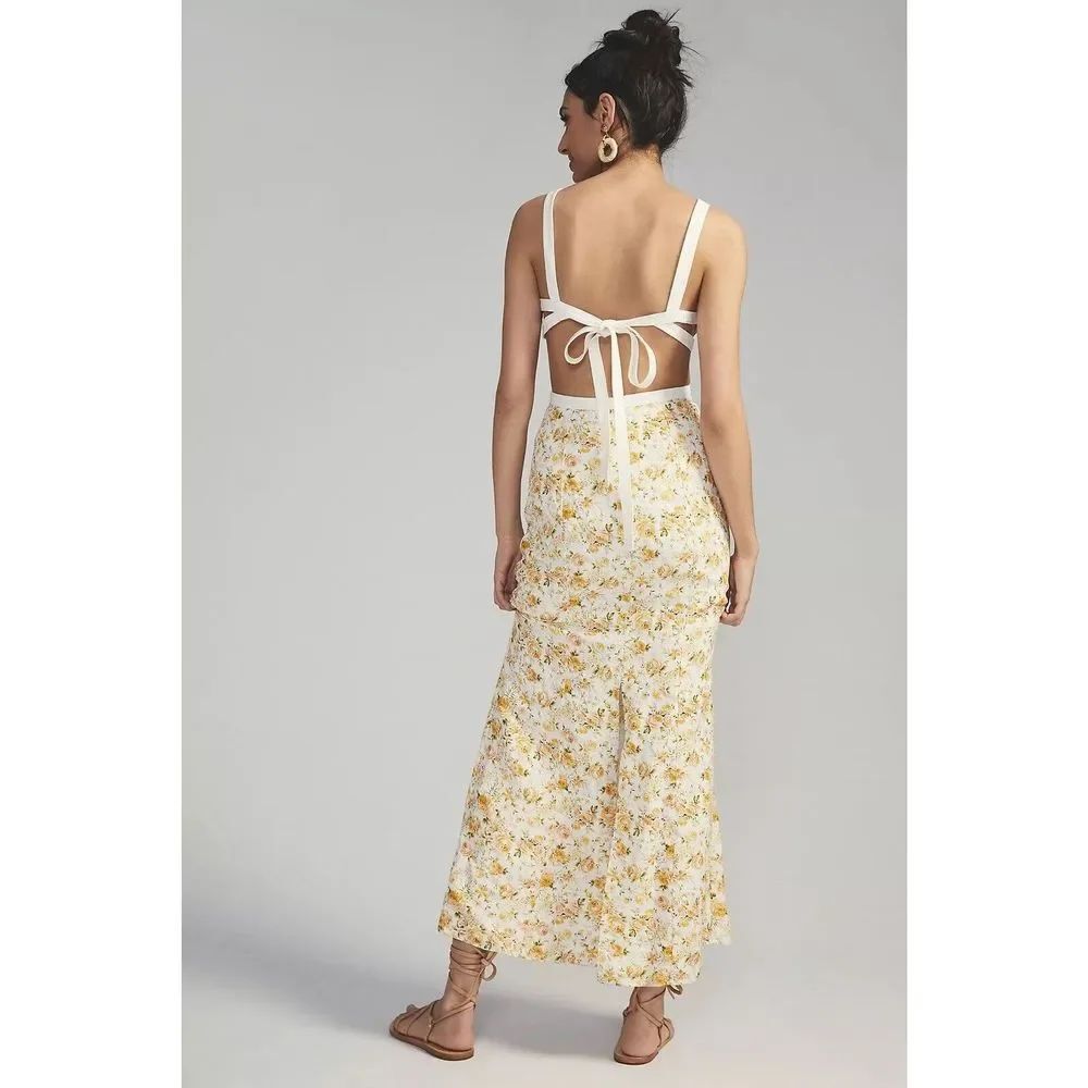 Anthropologie Significant Other Sleeveless Floral Maxi Dress - Picture 5 of 14